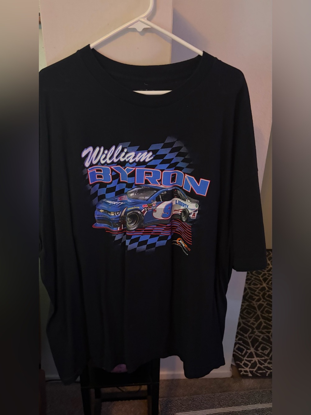 William Byron Graphic Race Car Tee - Black